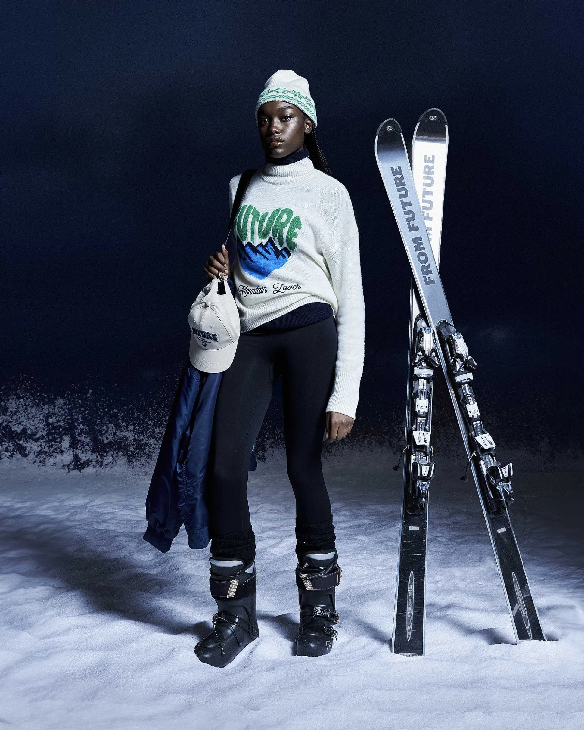 Pull Col Montant Mountain Lover