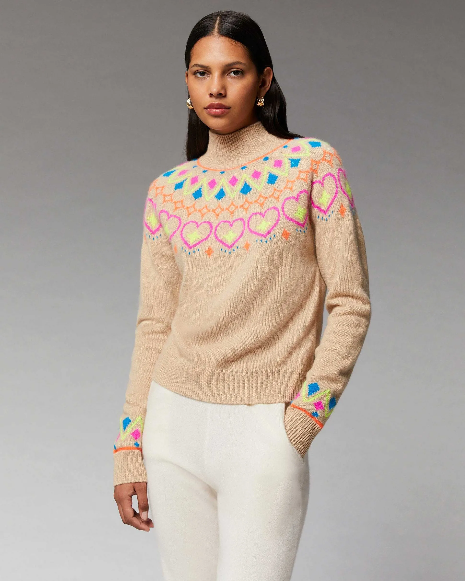 Pull Col Montant Norvegien