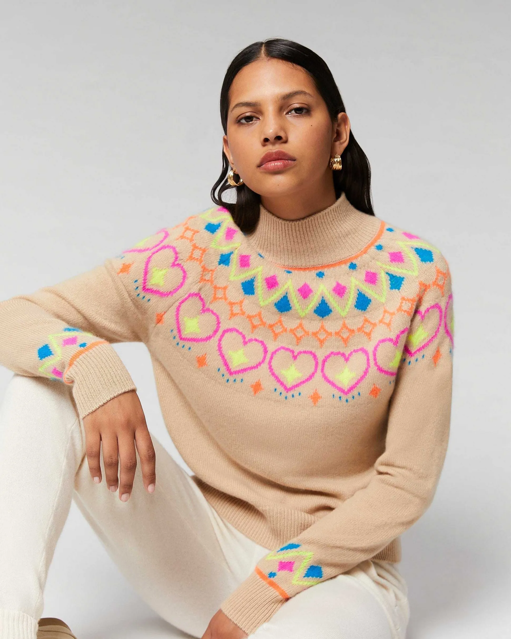 Pull Col Montant Norvegien