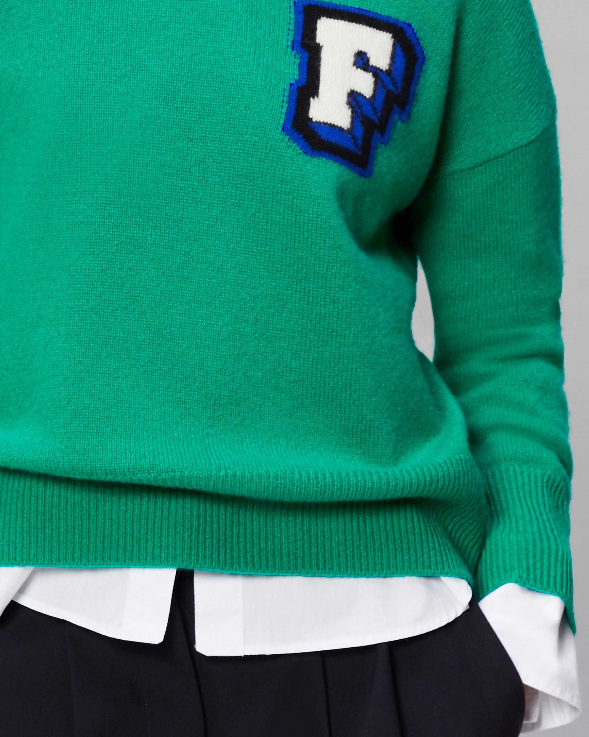 Pull Col Montant Oversize