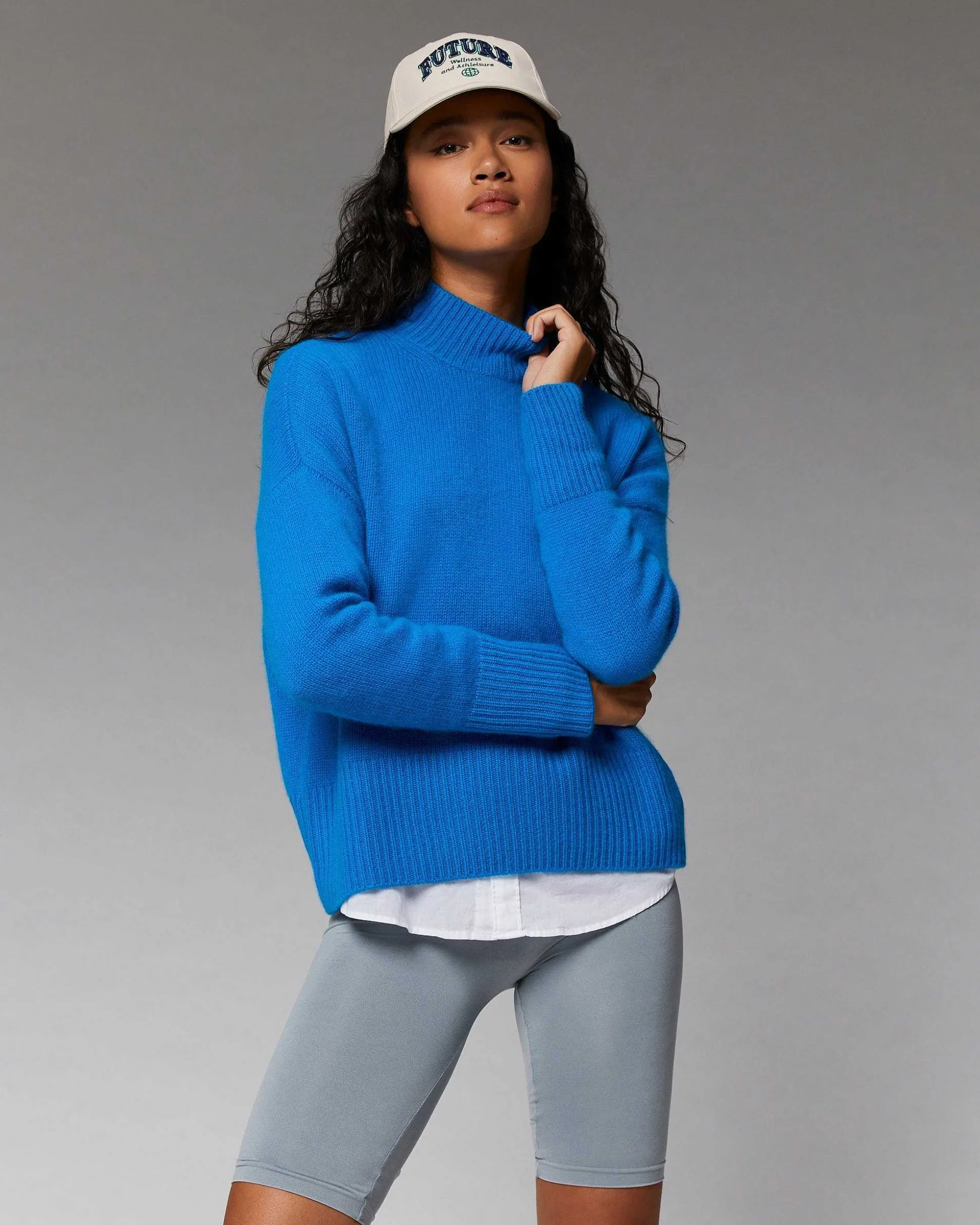 Pull Col Montant Oversize