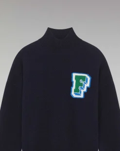 Pull Col Montant Oversize