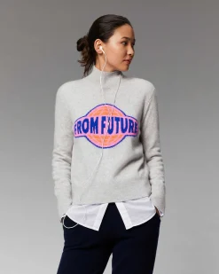 Pull Col Montant Planete From Future Leger