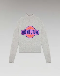 Pull Col Montant Planete From Future Leger