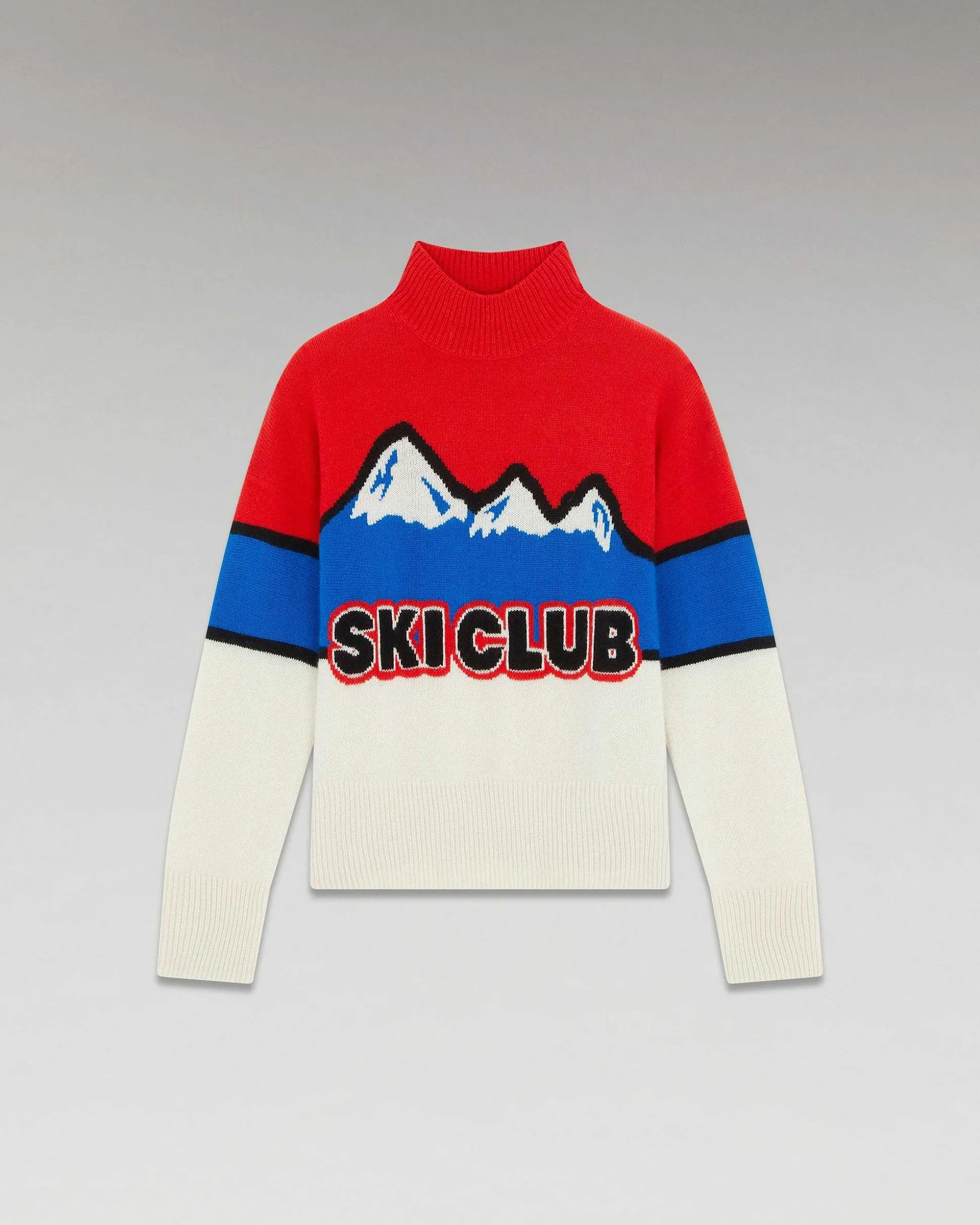 Pull Col Montant Ski Club Montagnes