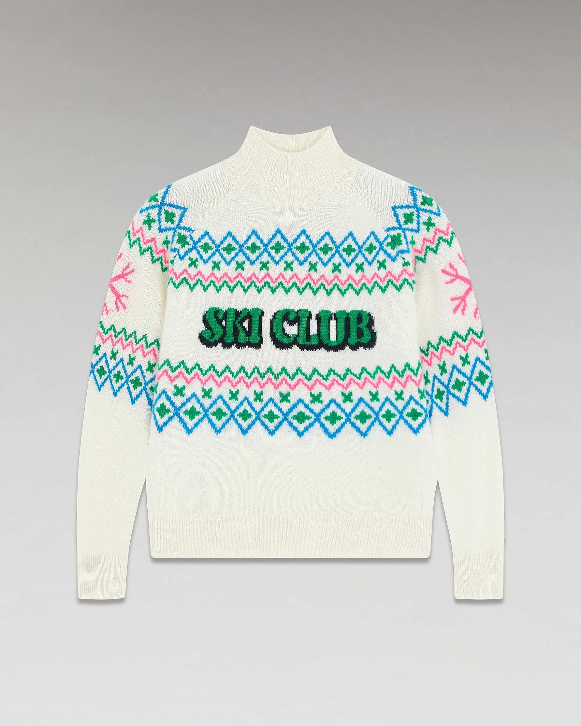 Pull Col Montant Ski Club