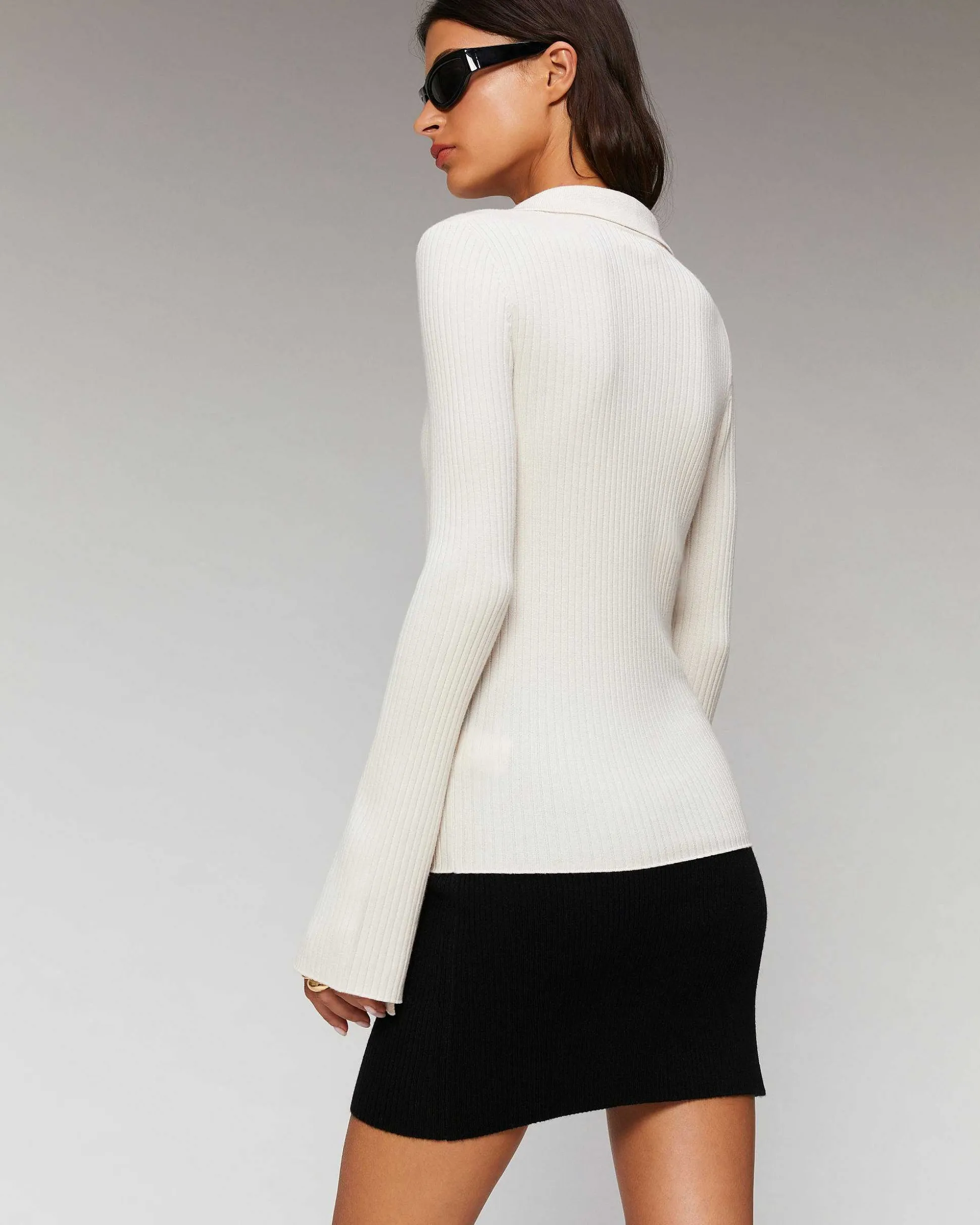 Pull Col Polo A Cotes