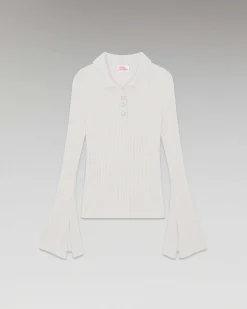 Pull Col Polo A Cotes