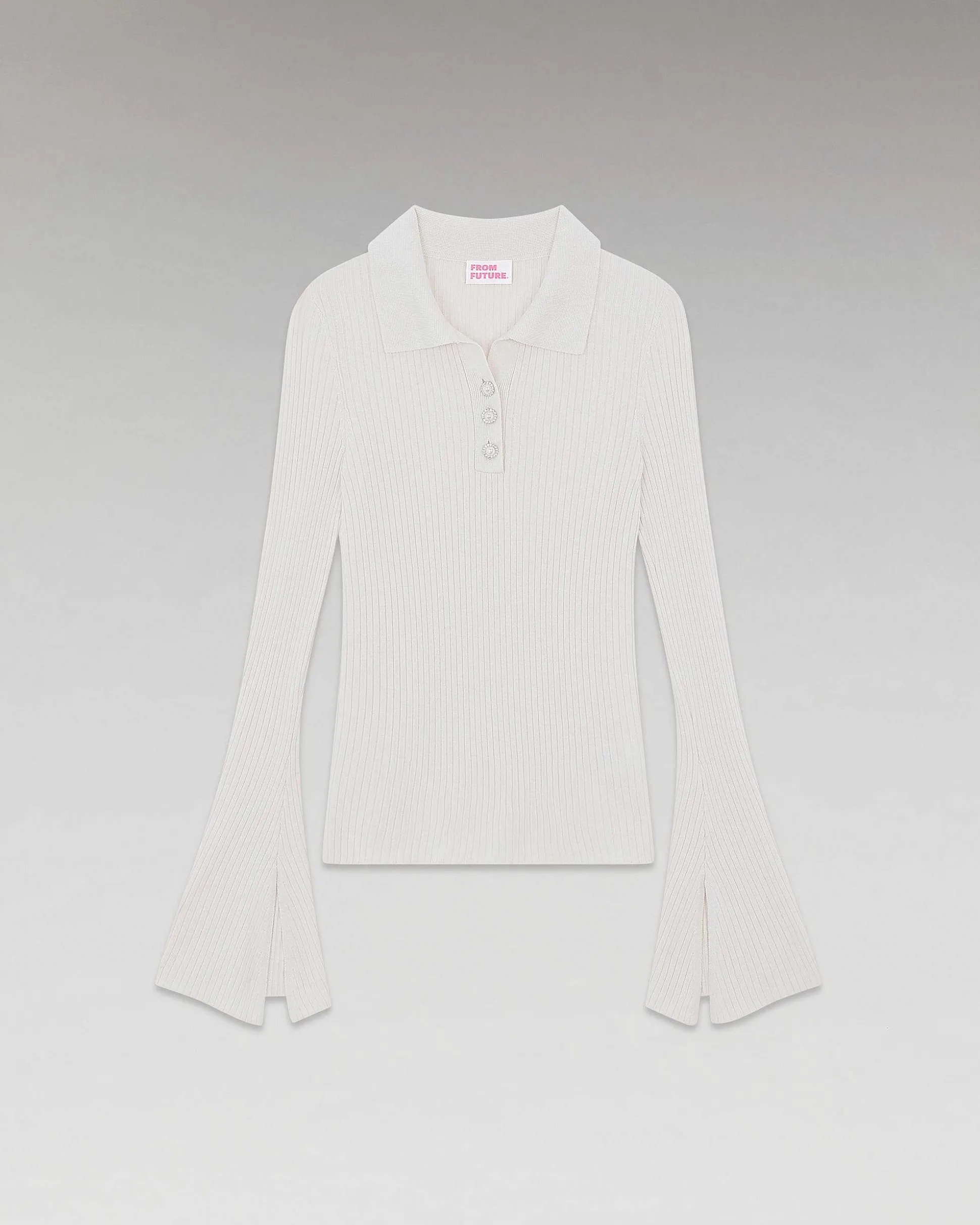 Pull Col Polo A Cotes