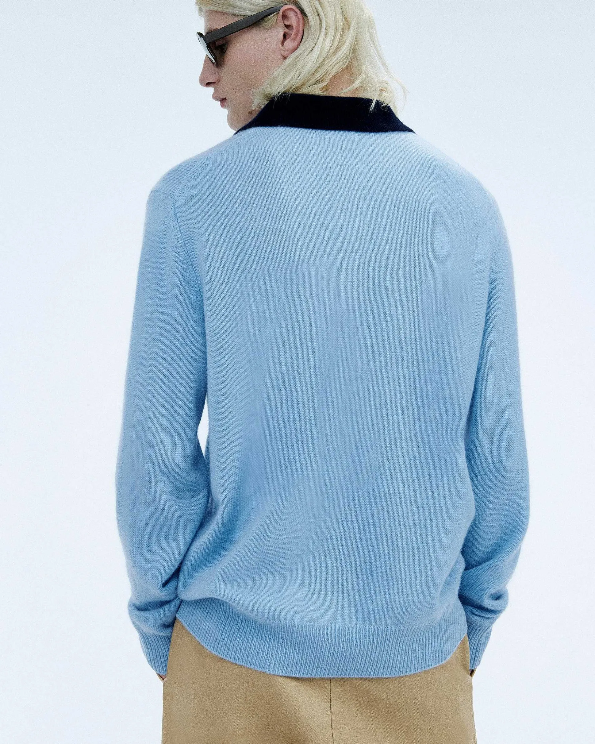 Pull Col Polo Contraste