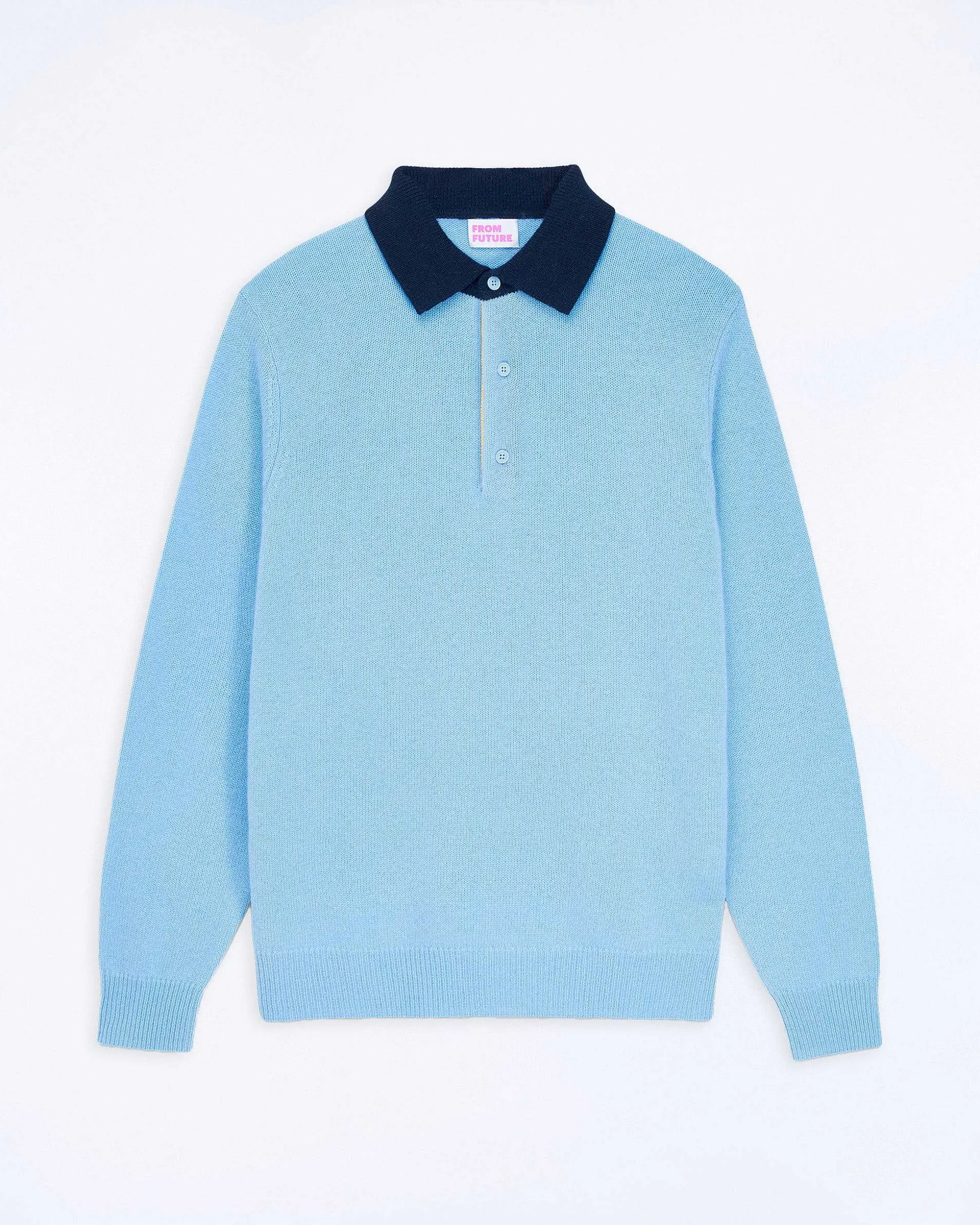 Pull Col Polo Contraste