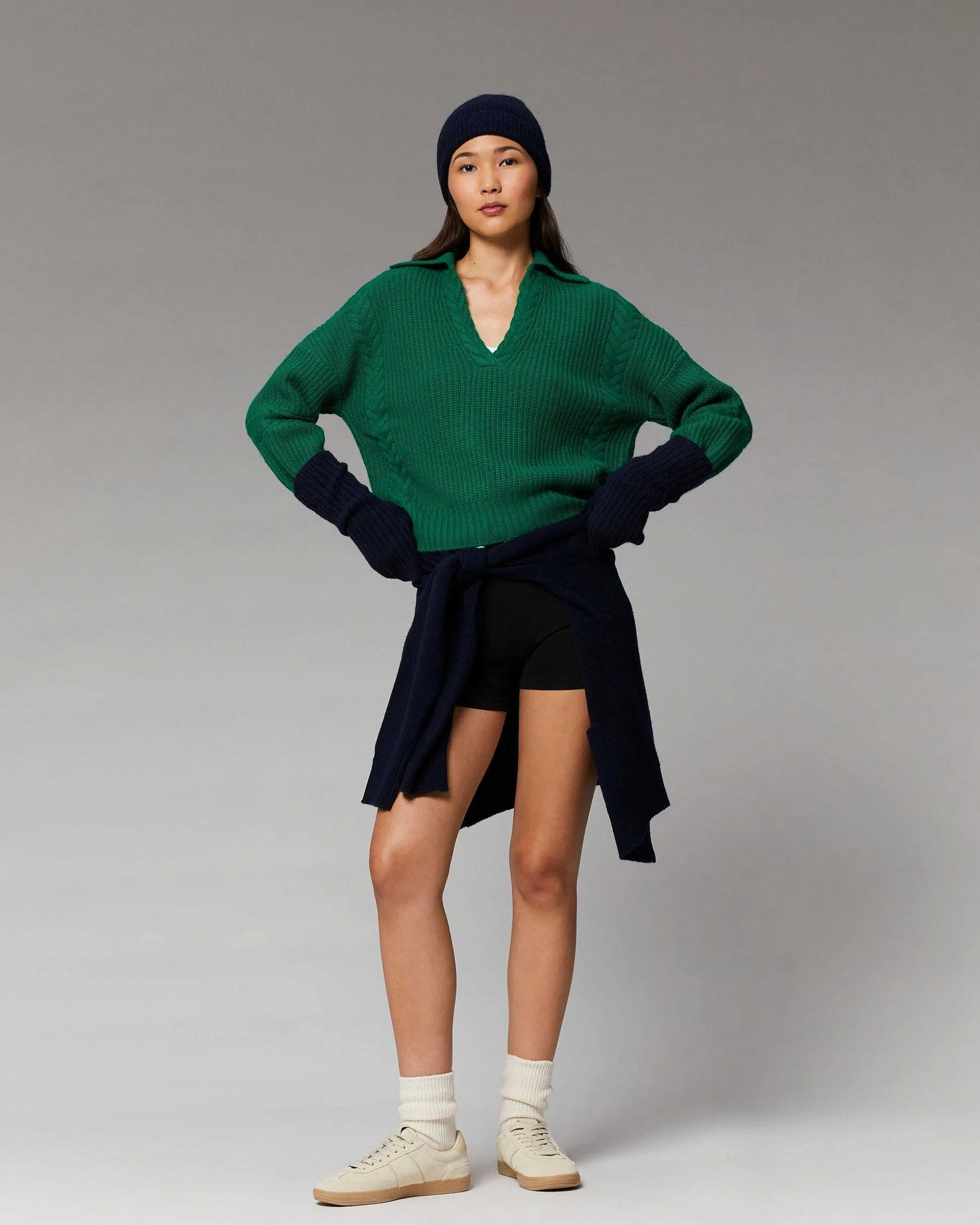 Pull Col Polo Torsades