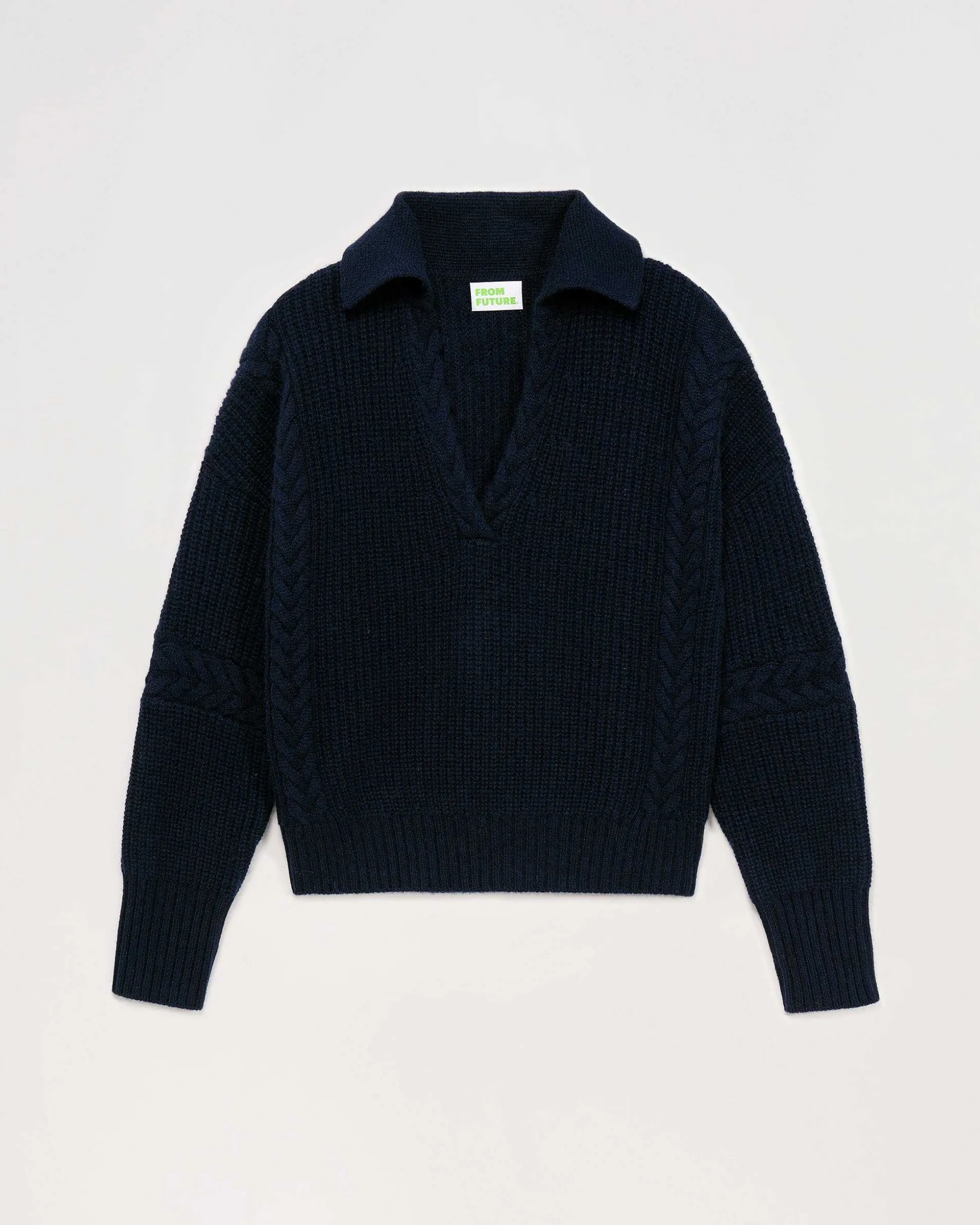 Pull Col Polo Torsades