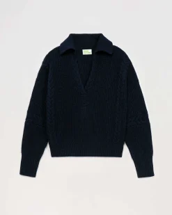 Pull Col Polo Torsades