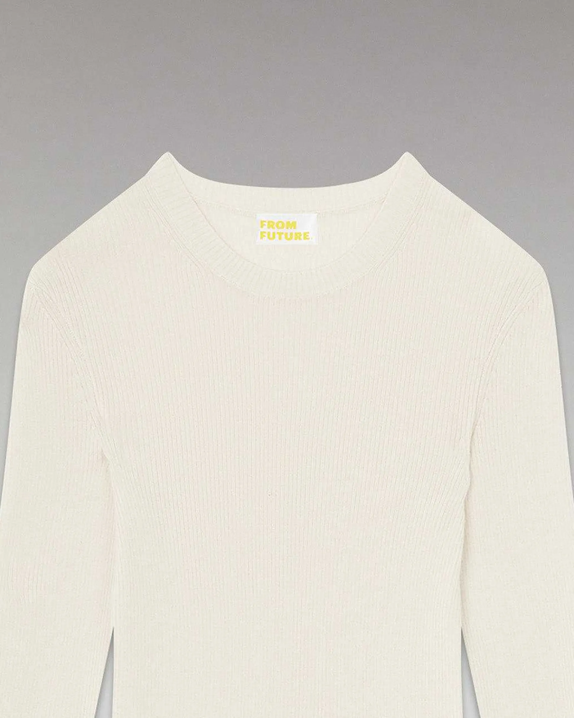 Pull Col Rond A Cotes