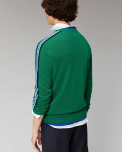 Pull Col Rond Bandes