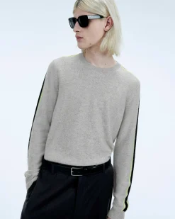 Pull Col Rond Bandes