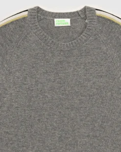 Pull Col Rond Bandes Future