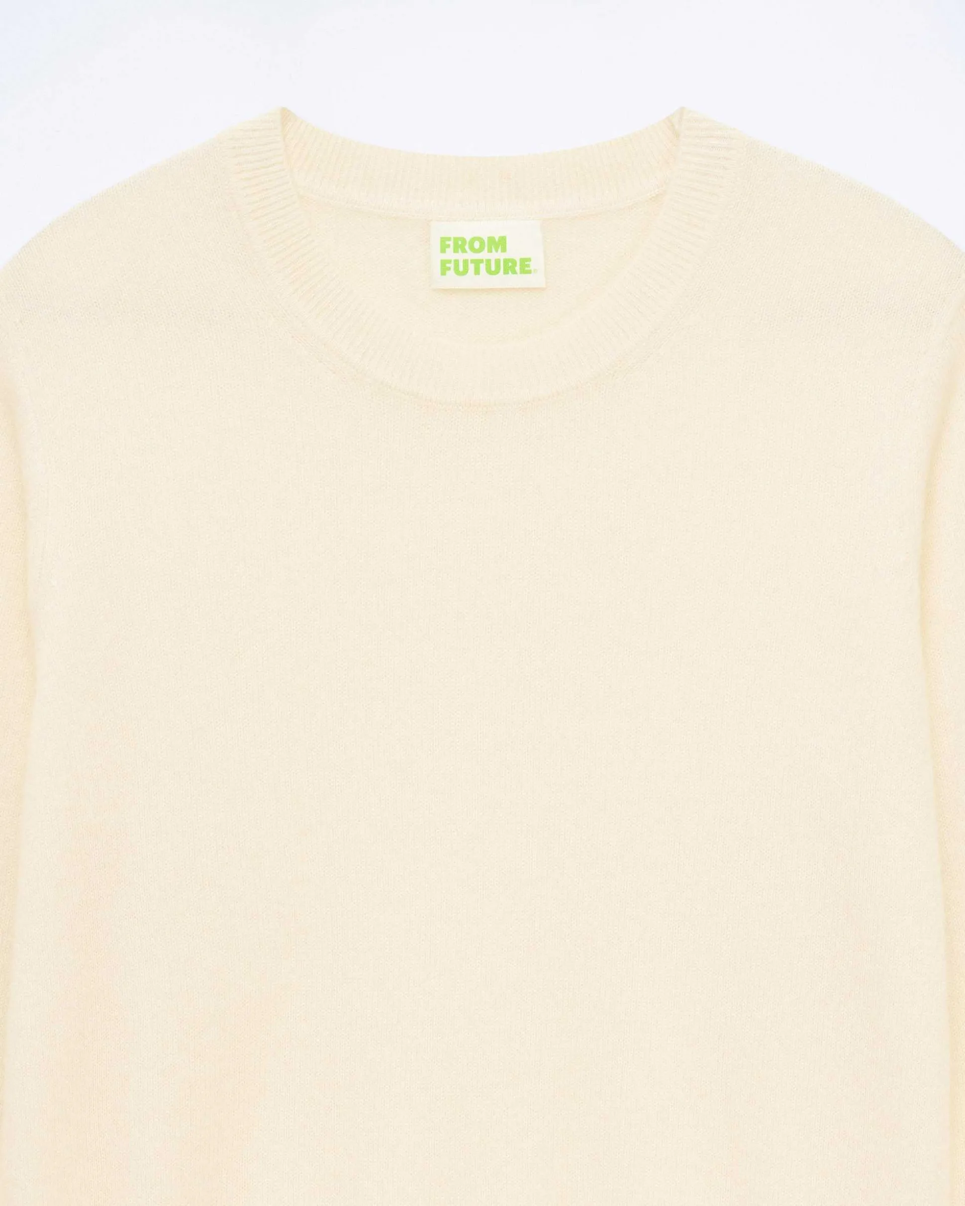 Pull Col Rond Bas Liseret Multicolore