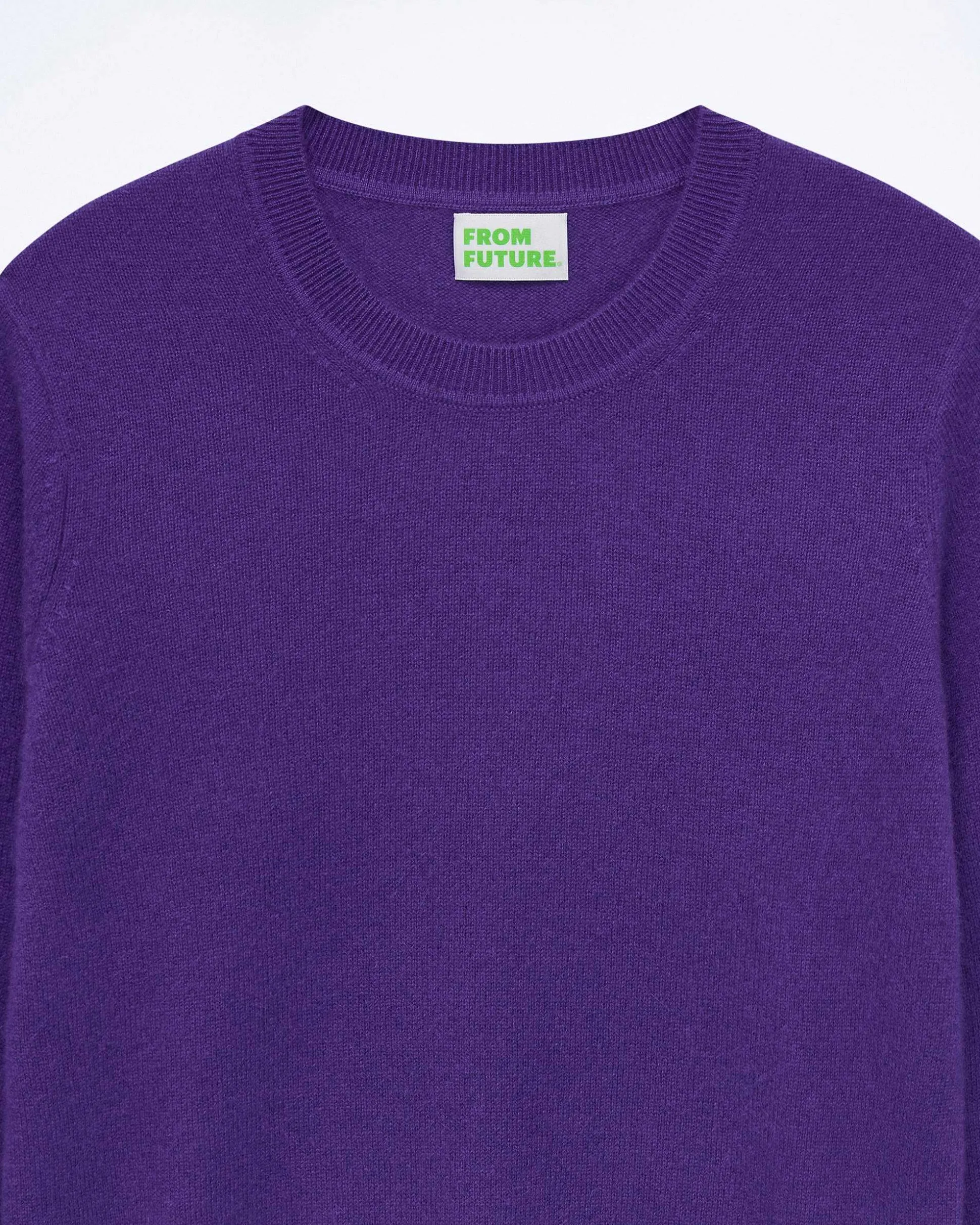 Pull Col Rond Bas Liseret Multicolore