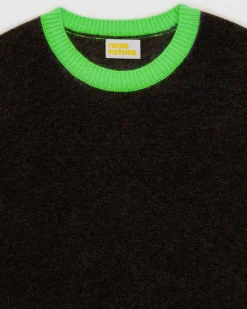 Pull Col Rond Bicolore Leger