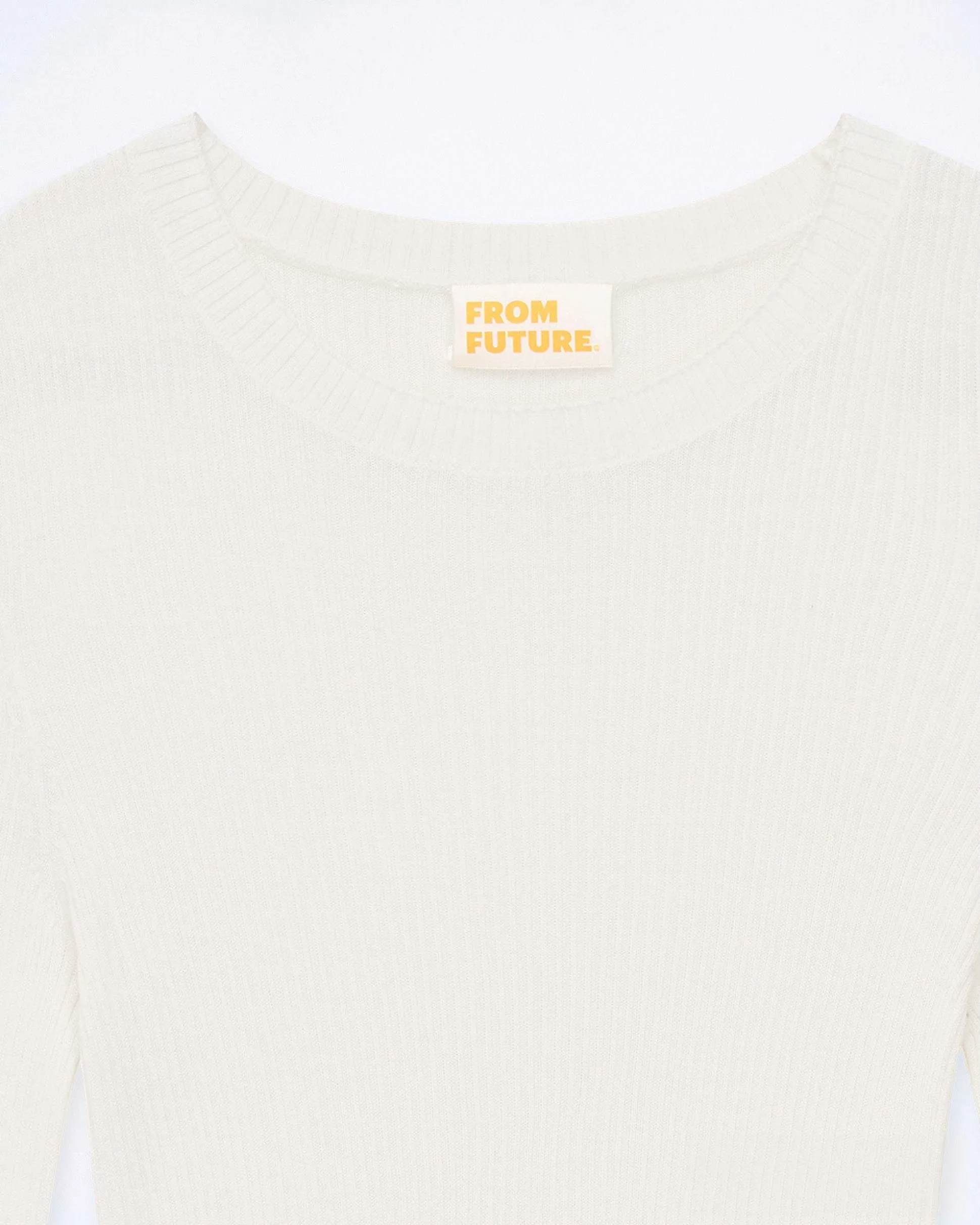 Pull Col Rond Bijoux Cotes