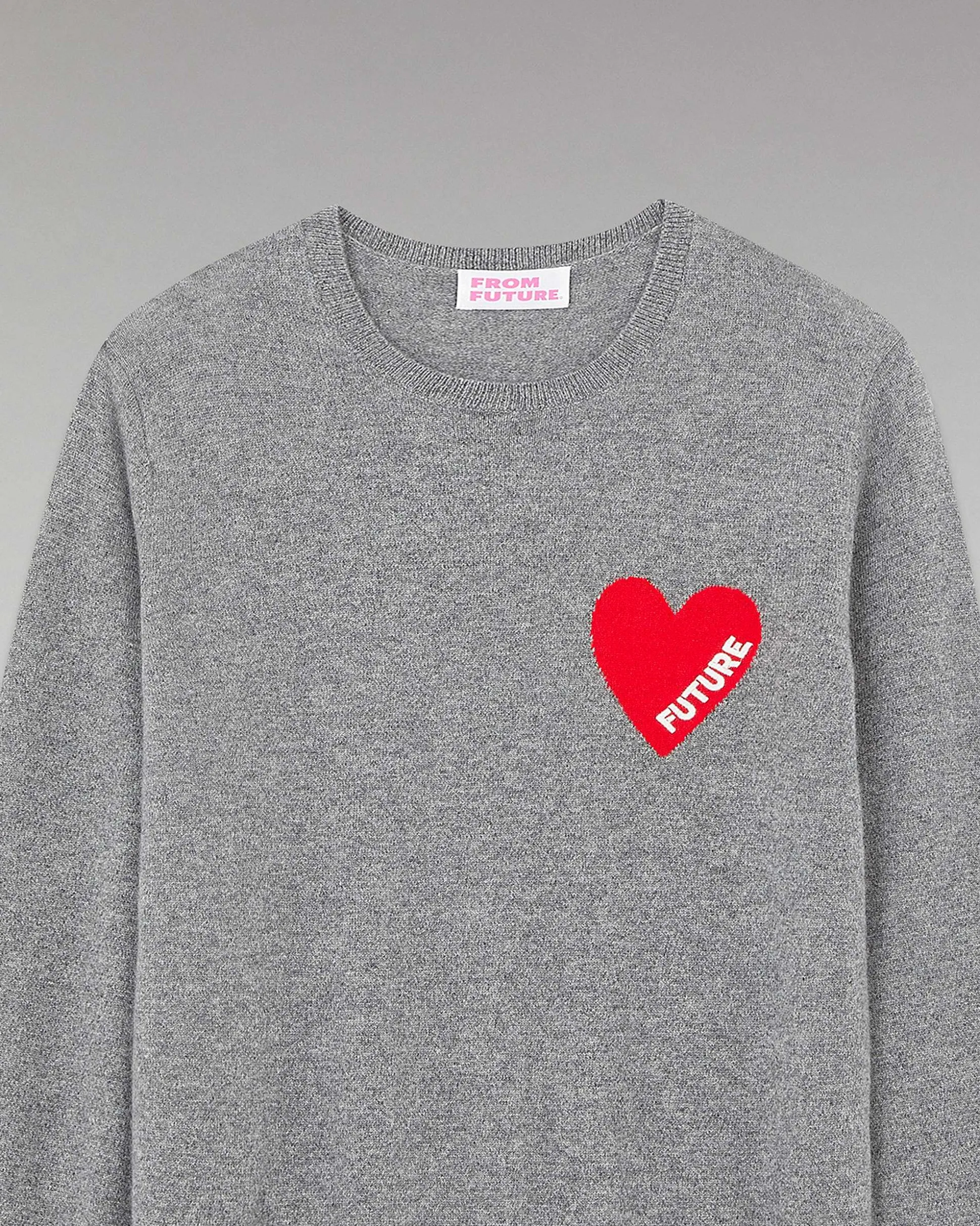 Pull Col Rond Coeur