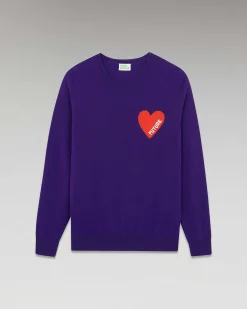Pull Col Rond Coeur