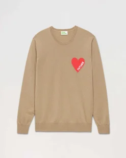 Pull Col Rond Coeur
