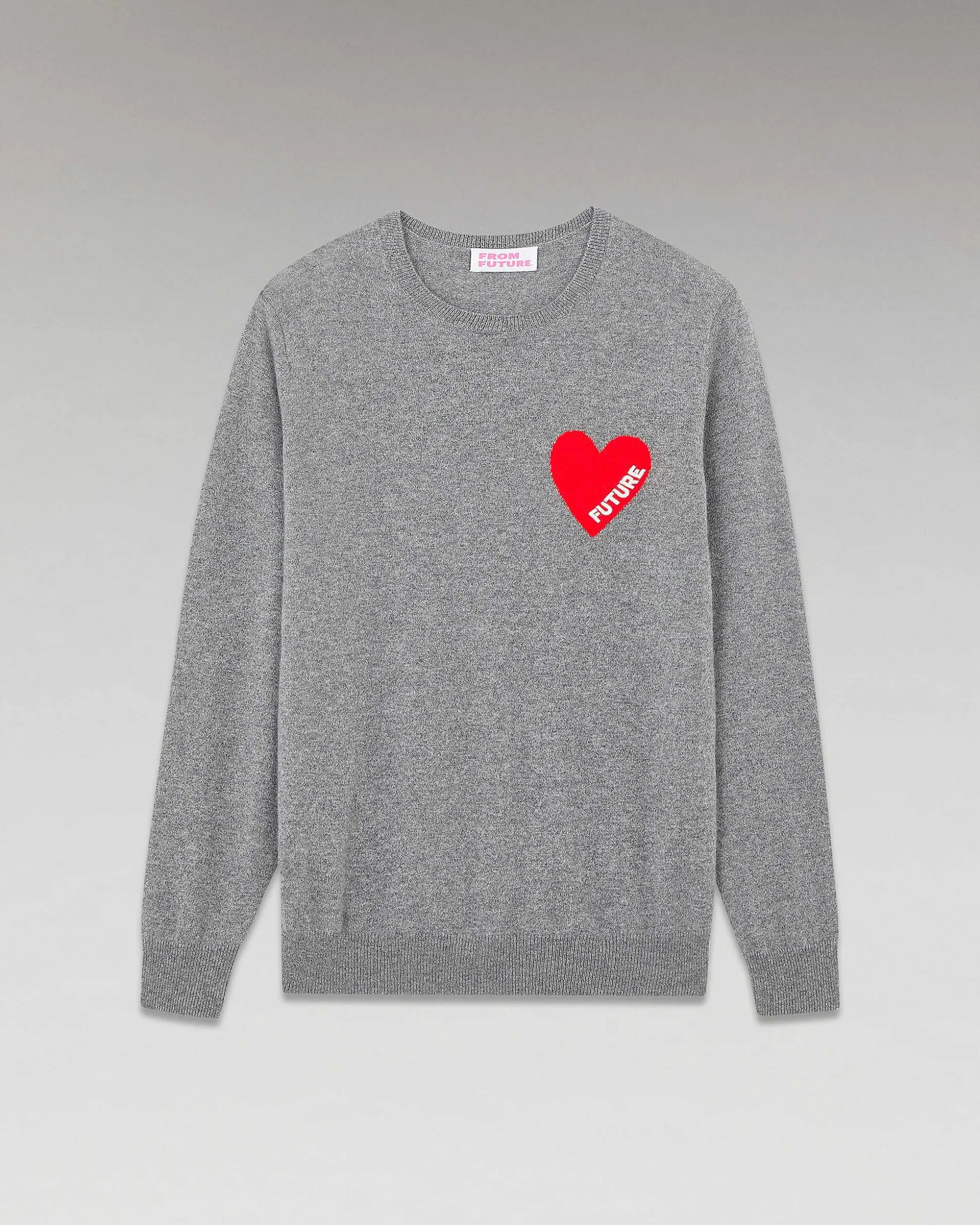 Pull Col Rond Coeur