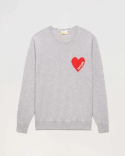 Pull Col Rond Coeur