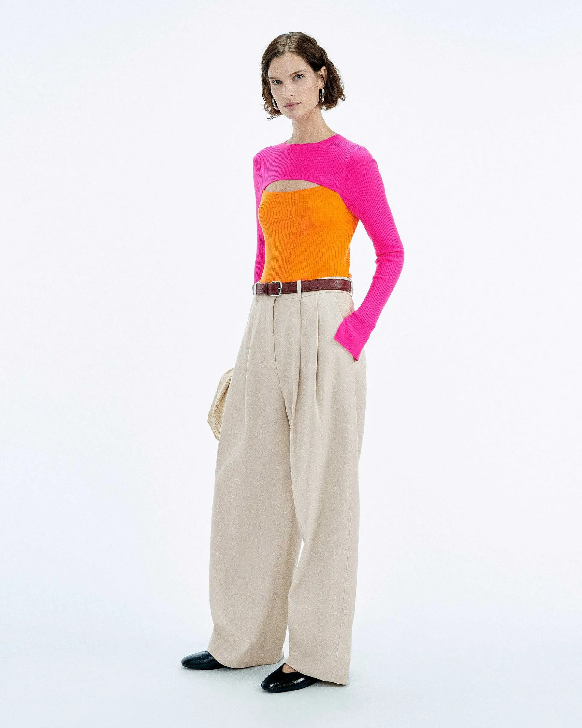 Pull Col Rond Cotele