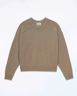 Pull Col Rond Coutures Apparentes