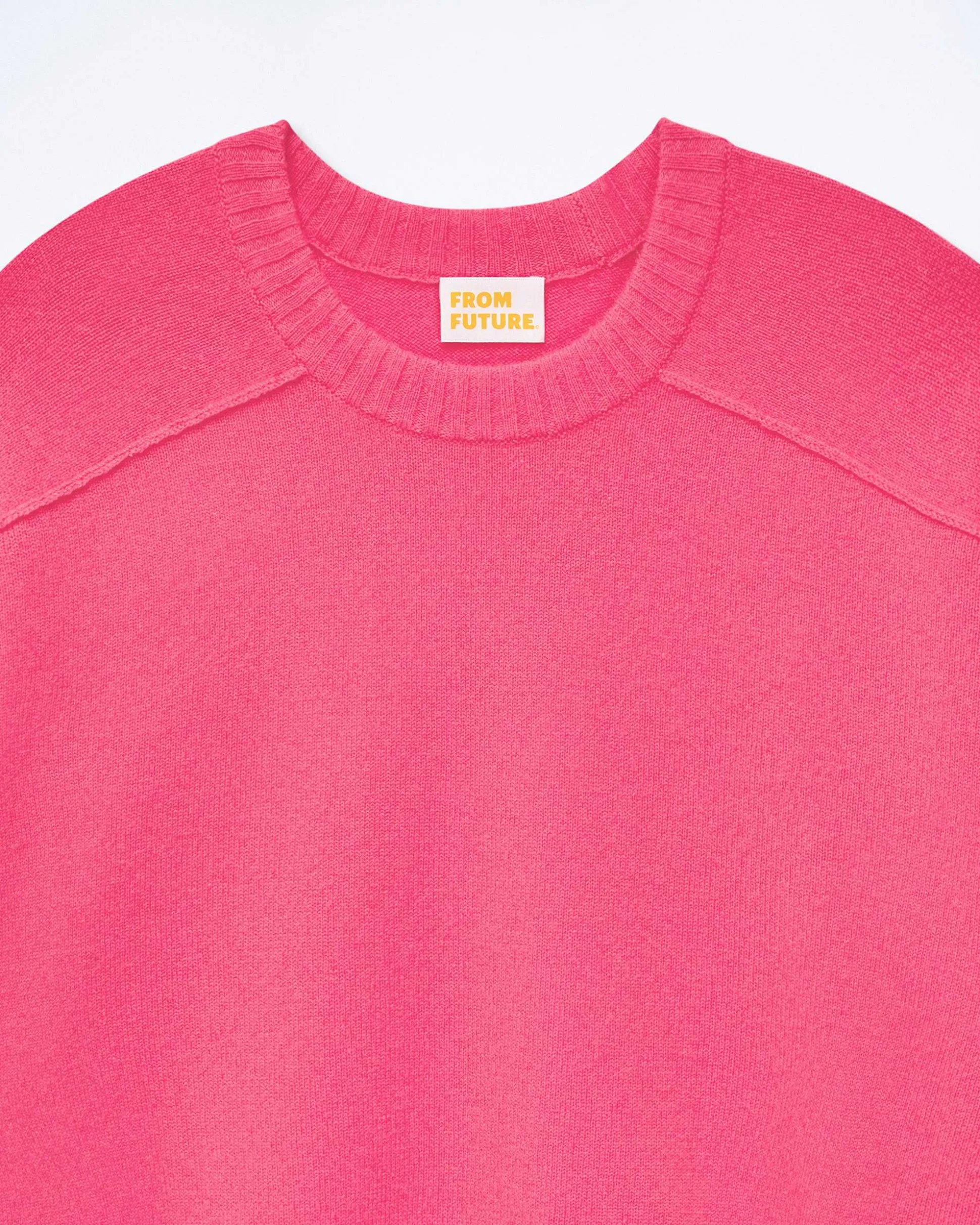 Pull Col Rond Coutures Apparentes