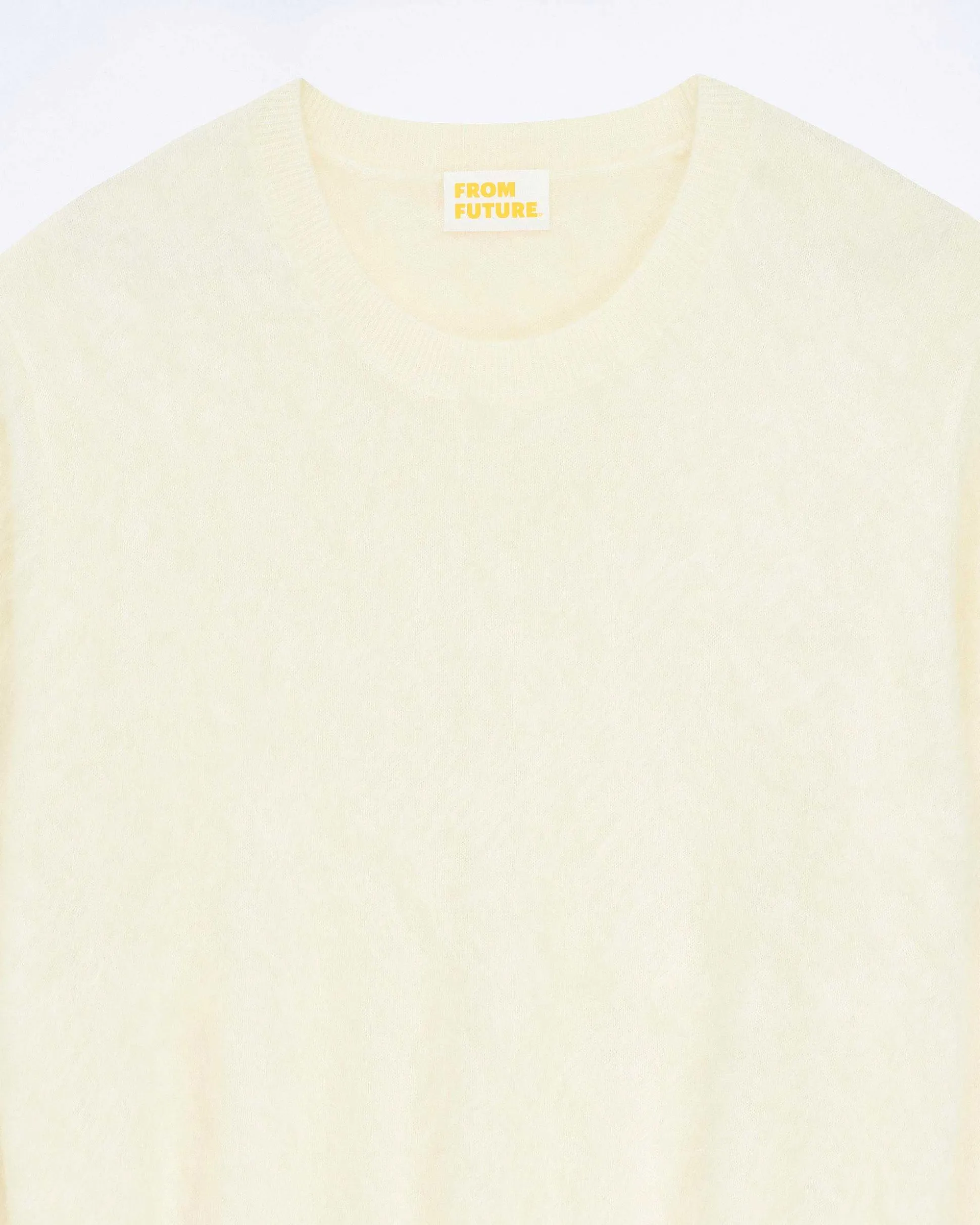 Pull Col Rond En Cachemire Brosse