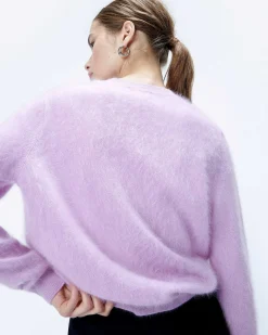 Pull Col Rond En Cachemire Brosse