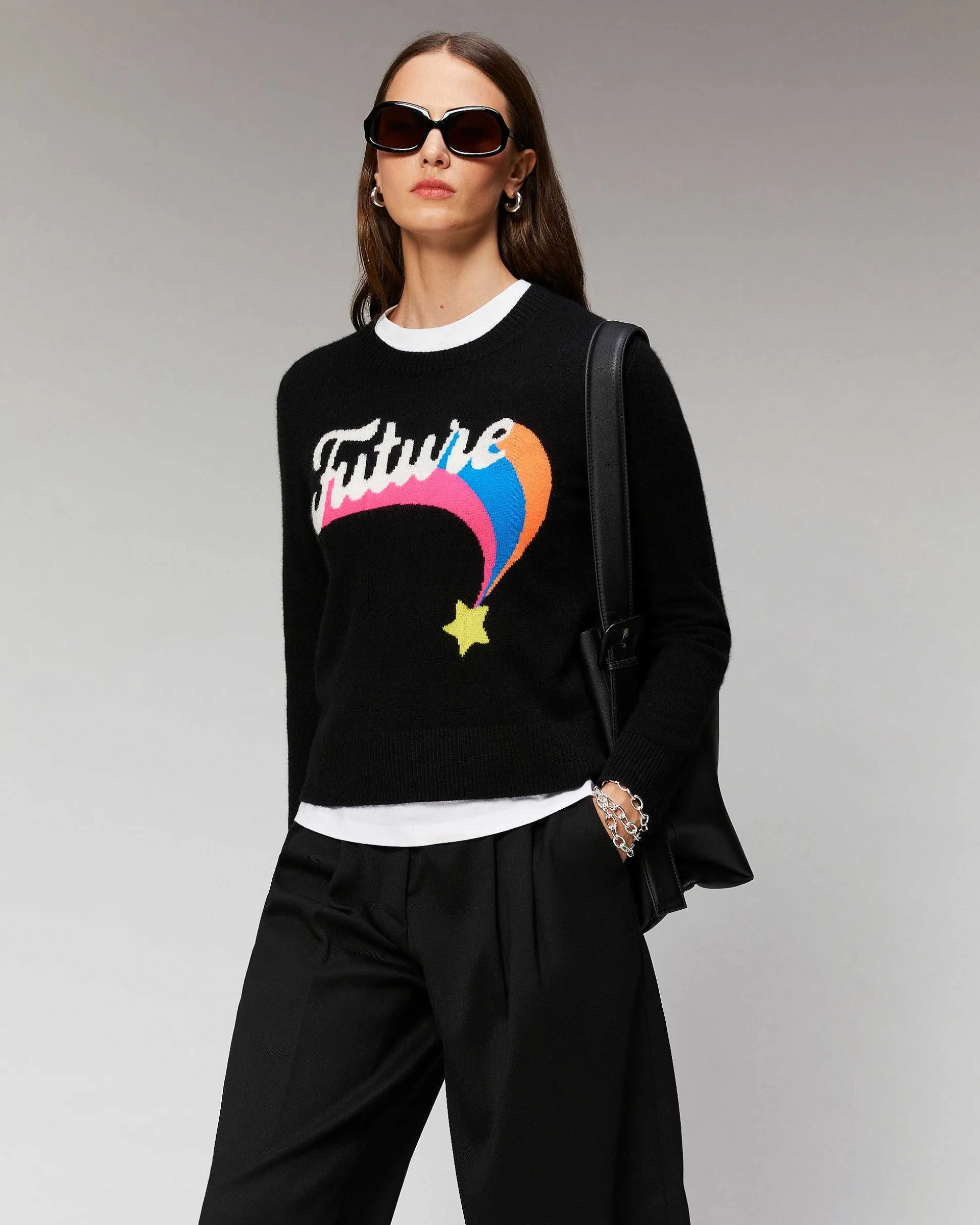 Pull Col Rond Future Etoile Filante Leger