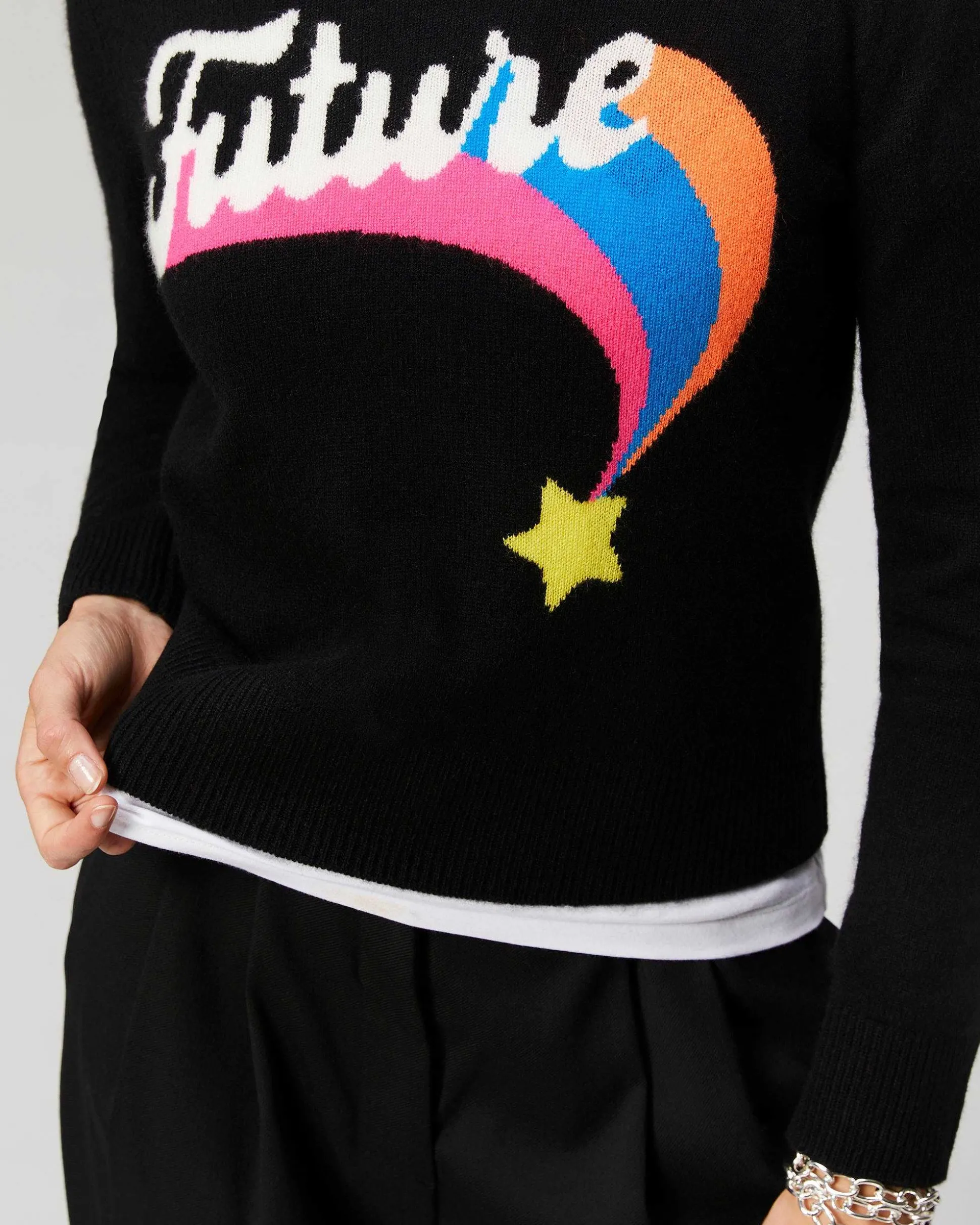 Pull Col Rond Future Etoile Filante Leger