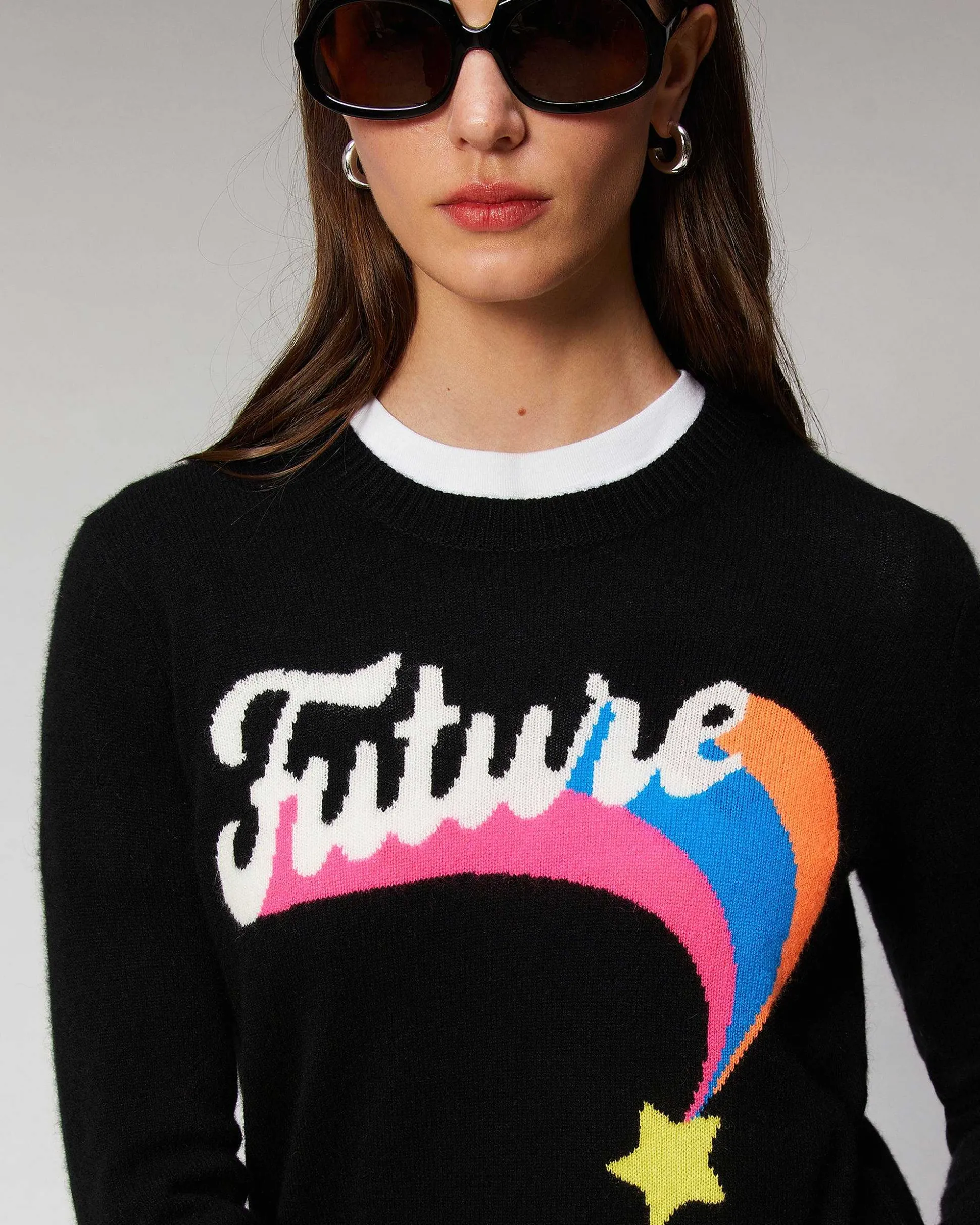 Pull Col Rond Future Etoile Filante Leger