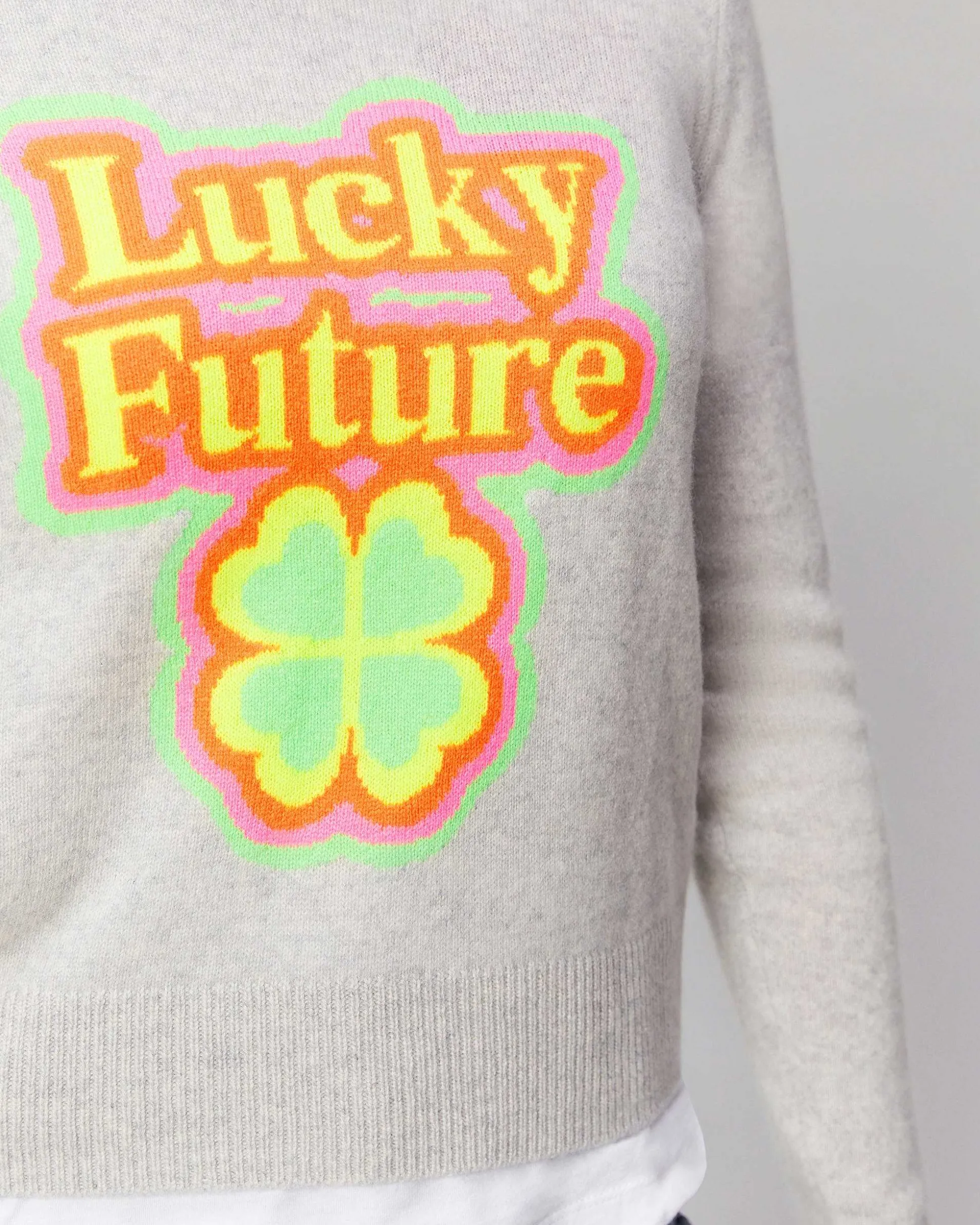 Pull Col Rond Lucky Future Leger