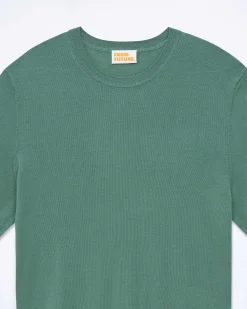 Pull Col Rond Manches Courtes