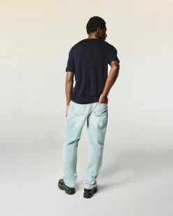 Pull Col Rond Manches Courtes