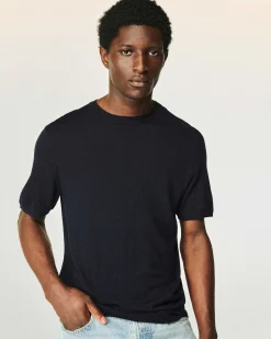 Pull Col Rond Manches Courtes