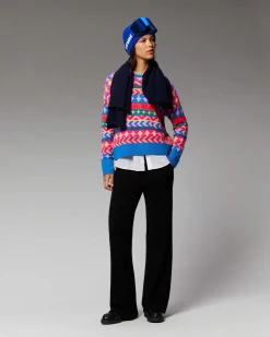 Pull Col Rond Norvegien Allover