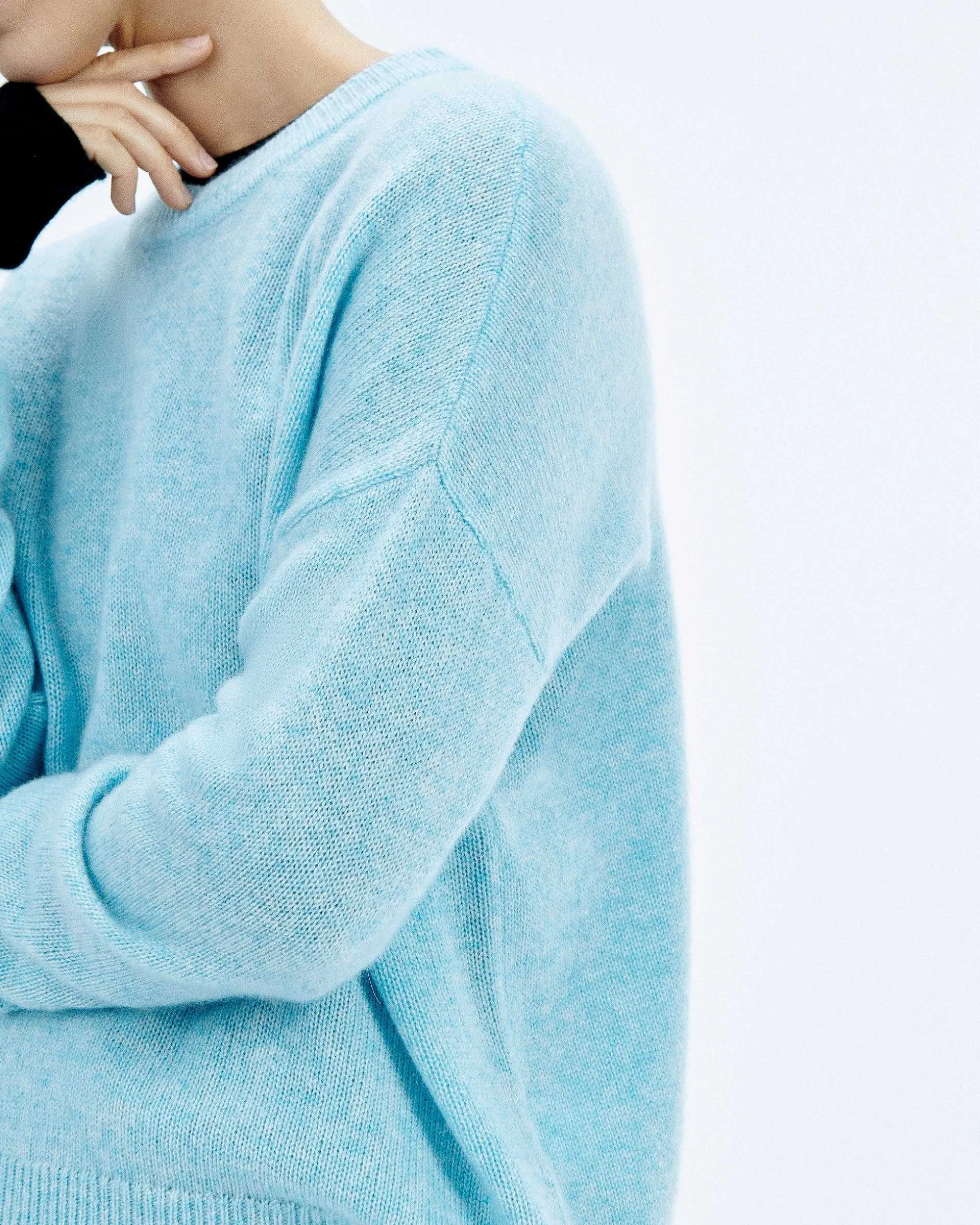 Pull Col Rond Oversize