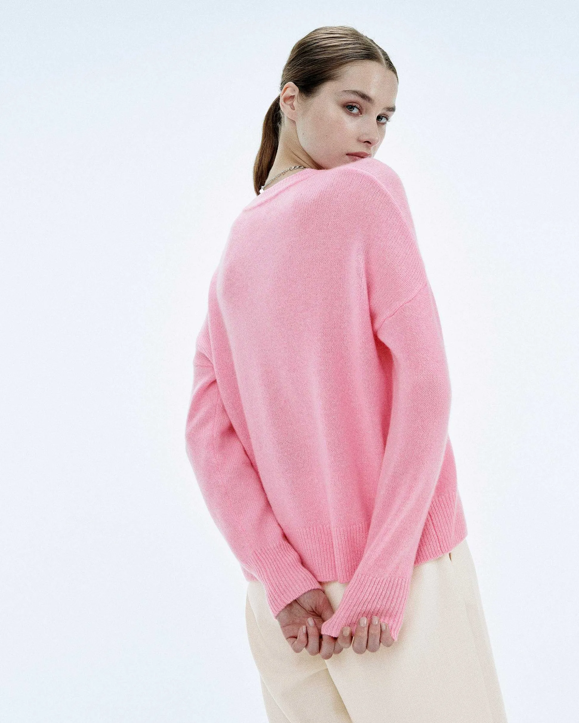 Pull Col Rond Oversize