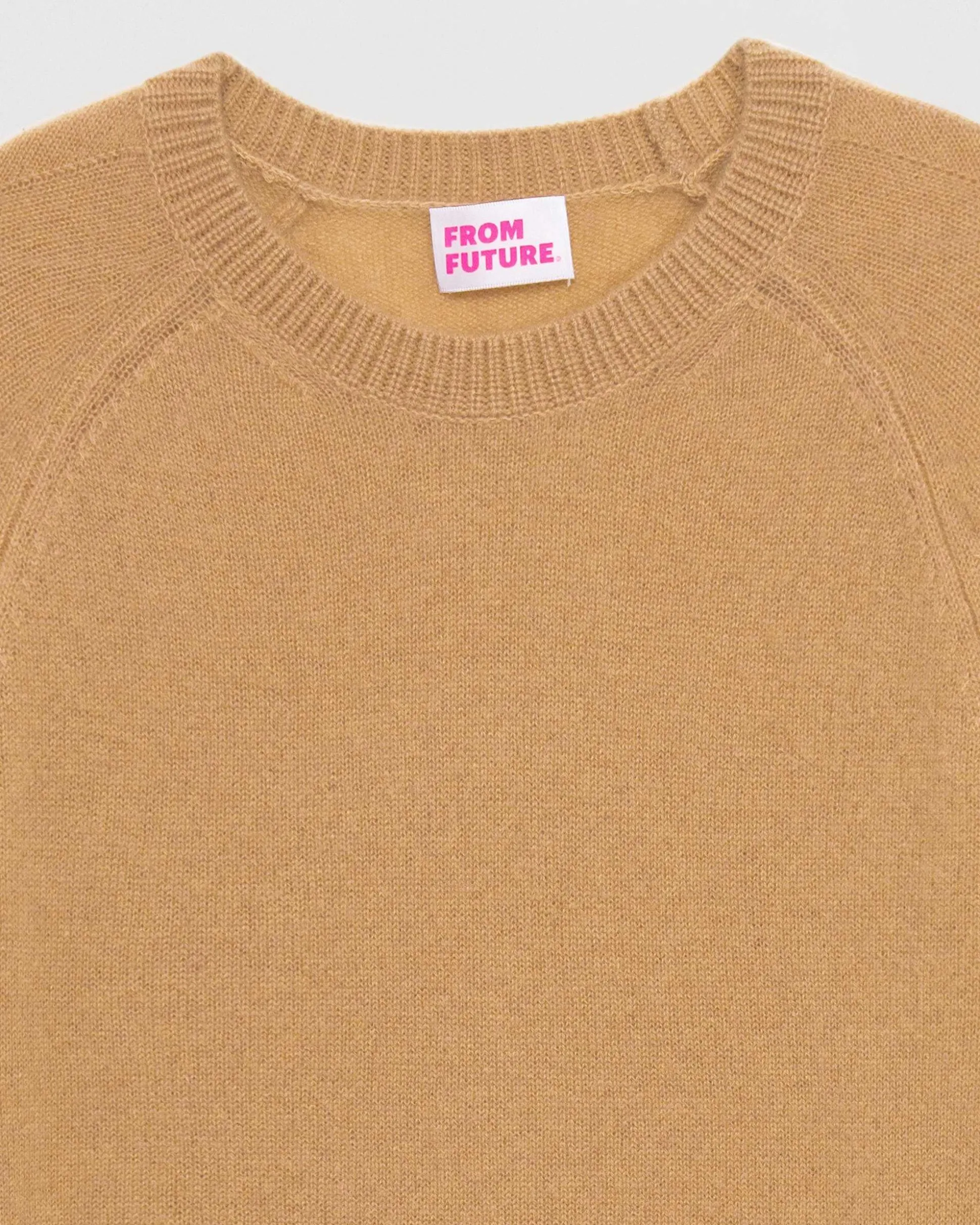 Pull Col Rond Oversize Leger