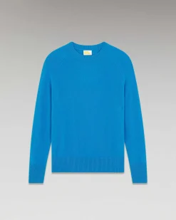 Pull Col Rond Oversize Leger