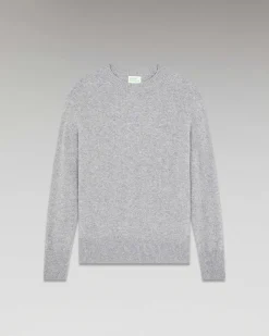 Pull Col Rond Oversize Leger