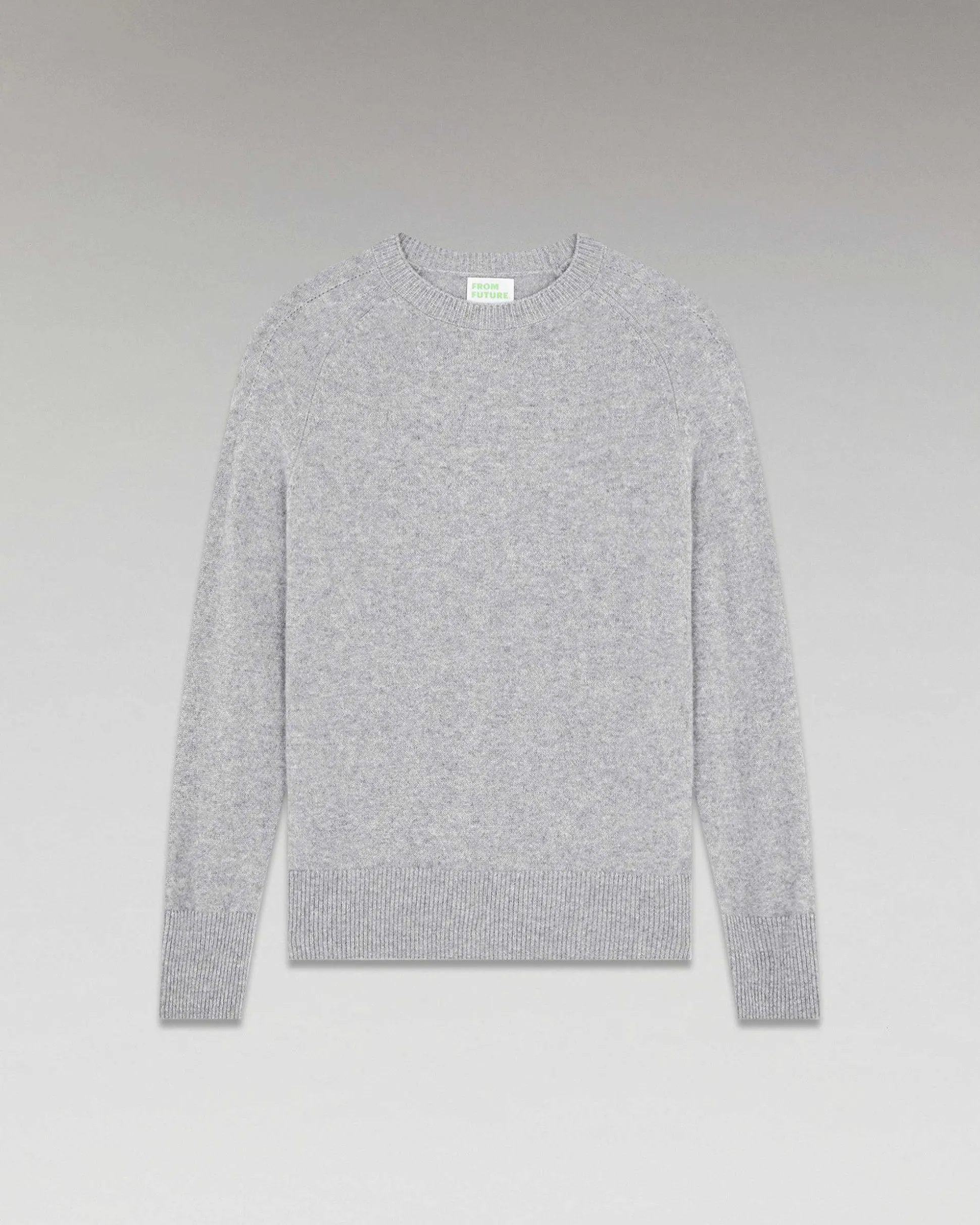 Pull Col Rond Oversize Leger